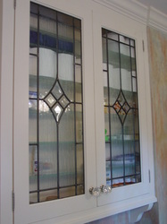 Cabinet Doors, Inserts, Beveled, Stained Glass, Etched, Art Glass ...